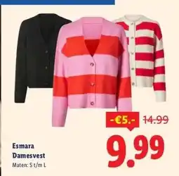 Lidl Esmara Damesvest aanbieding