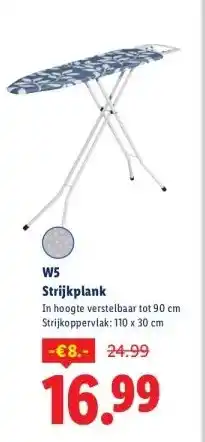 Lidl W5Strijkplank aanbieding