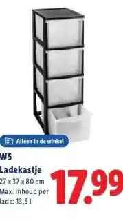 Lidl W5Ladekastje aanbieding