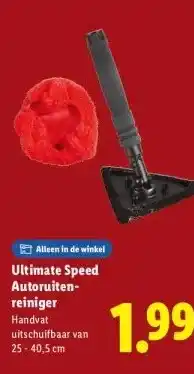 Lidl Ultimate Speed Autoruiten- reiniger aanbieding