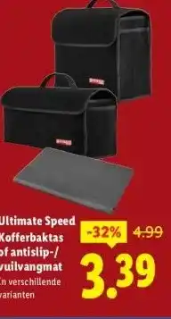 Lidl Ultimate Speed Kofferbaktas of antislip-/ vuilvangmat aanbieding