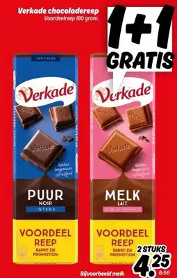 Dekamarkt Verkade chocoladereep aanbieding