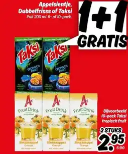 Dekamarkt Appelsientje, Dubbelfrisss of Taksi aanbieding