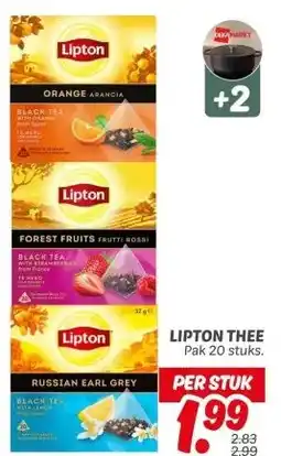 Dekamarkt LIPTON THEE aanbieding