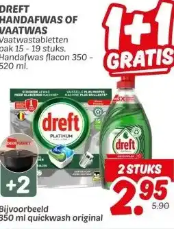 Dekamarkt DREFT HANDAFWAS OF VAATWAS aanbieding