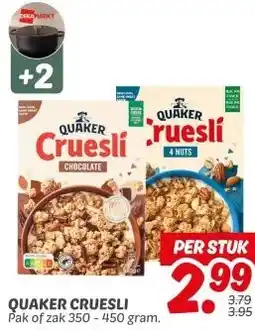 Dekamarkt QUAKER CRUESLI aanbieding