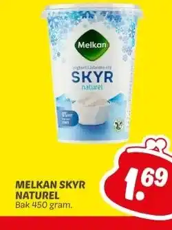 Dekamarkt MELKAN SKYR NATUREL aanbieding