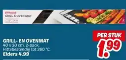 Dekamarkt GRILL- EN OVENMAT aanbieding