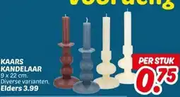 Dekamarkt KAARS KANDELAAR aanbieding