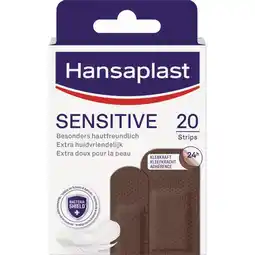 Etos Hansaplast Sensitive Dark 20 stuks aanbieding