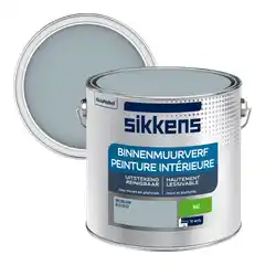 Praxis Sikkens Muurverf - Mat - Grijsblauw - 2,5L aanbieding