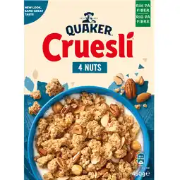 Dekamarkt Quaker Cruesli 4 noten aanbieding