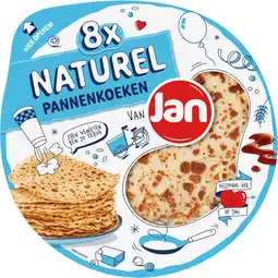Dekamarkt Jan Pannenkoeken naturel 8 stuks aanbieding