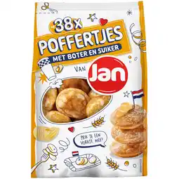 Dekamarkt Jan Poffertjes met boter en suiker 38 stuks aanbieding