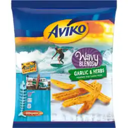 Dekamarkt Aviko Wavy blends garlic&herbs aanbieding