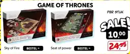 Boekenvoordeel Game of Thrones aanbieding