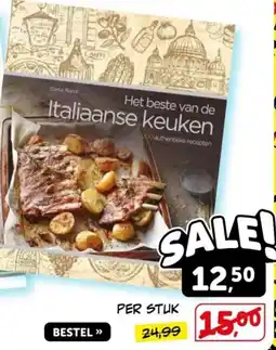 Boekenvoordeel Het beste van de Italiaanse keuken aanbieding