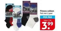 Hoogvliet Fitness sokken Pak met 2 paar aanbieding