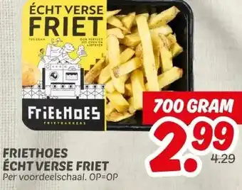 Dekamarkt FRIETHOES ÉCHT VERSE FRIET aanbieding
