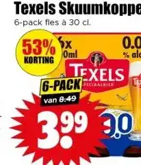 Dirk Texels Skuumkoppe of 0.0 aanbieding