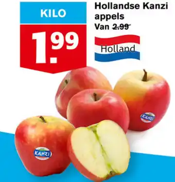 Hoogvliet Hollandse Kanzi appels 1 kg aanbieding