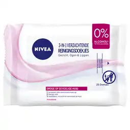 Dekamarkt Nivea Reinigingsdoekjes verzachtend aanbieding