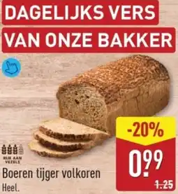 ALDI Boeren tijger volkoren aanbieding