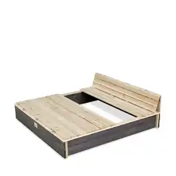 Praxis EXIT Aksent houten zandbak met bankjes 136x132cm aanbieding