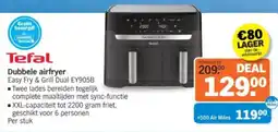 Albert Heijn Tefal Dubbele airfryer aanbieding