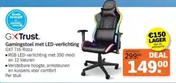 Albert Heijn GXTrust Gamingstoel met LED-verlichting aanbieding
