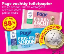 Coop Page vochtig toiletpapier aanbieding