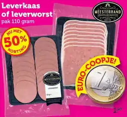 Coop Leverkaas of leverworst aanbieding