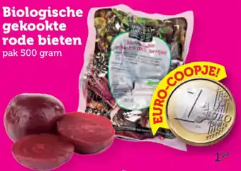 Biologische gekookte rode bieten