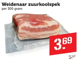 Coop Weidenaar zuurkoolspek aanbieding
