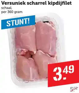 Coop Versuniek scharrel kipdijfilet aanbieding