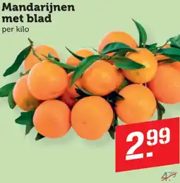 Coop Mandarijnen met blad aanbieding