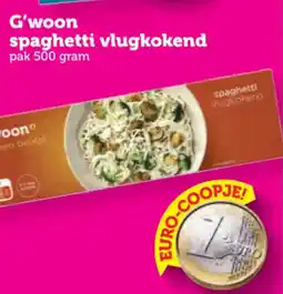 Coop G'woon spaghetti vlugkokend aanbieding