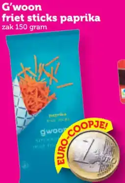 Coop G'woon friet sticks paprika aanbieding