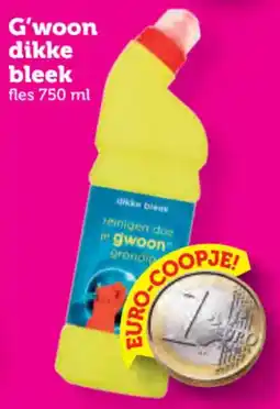 Coop G'woon dikke bleek aanbieding