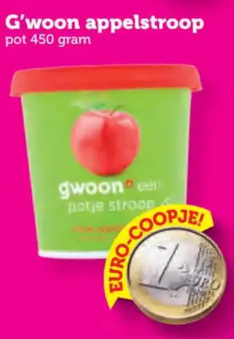Coop G'woon appelstroop aanbieding