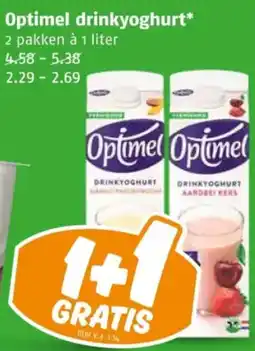 Poiesz Optimel drinkyoghurt aanbieding