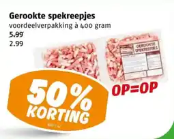 Poiesz Gerookte spekreepjes aanbieding