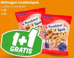 Poiesz Wilthagen knabbelspek aanbieding