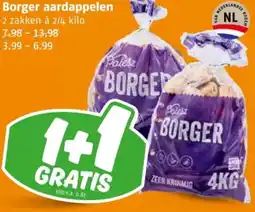 Poiesz Borger aardappelen aanbieding