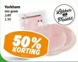 Poiesz Yorkham aanbieding