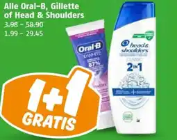 Poiesz Alle Oral-B, Gillette of Head & Shoulders aanbieding