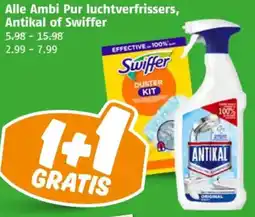 Poiesz Alle Ambi Pur luchtverfrissers, Antikal of Swiffer aanbieding