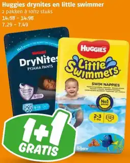Poiesz Huggies drynites en little swimmer aanbieding