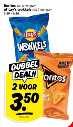 Poiesz Doritos of Lay's wokkels aanbieding