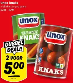 Poiesz Unox knaks aanbieding